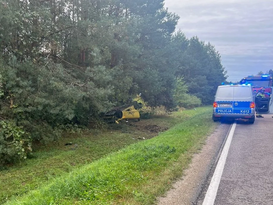 Wypadek na trasie Nowa Sarzyna - Tarnogóra (pow. leżajski)