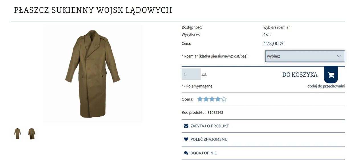 Rzeczy wprost z wojskowych magazynów i to po promocyjnych cenach. Co możesz kupić od armii?