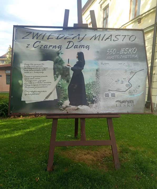 Lesko - miasto z historią. Spacer z Czarną Damą