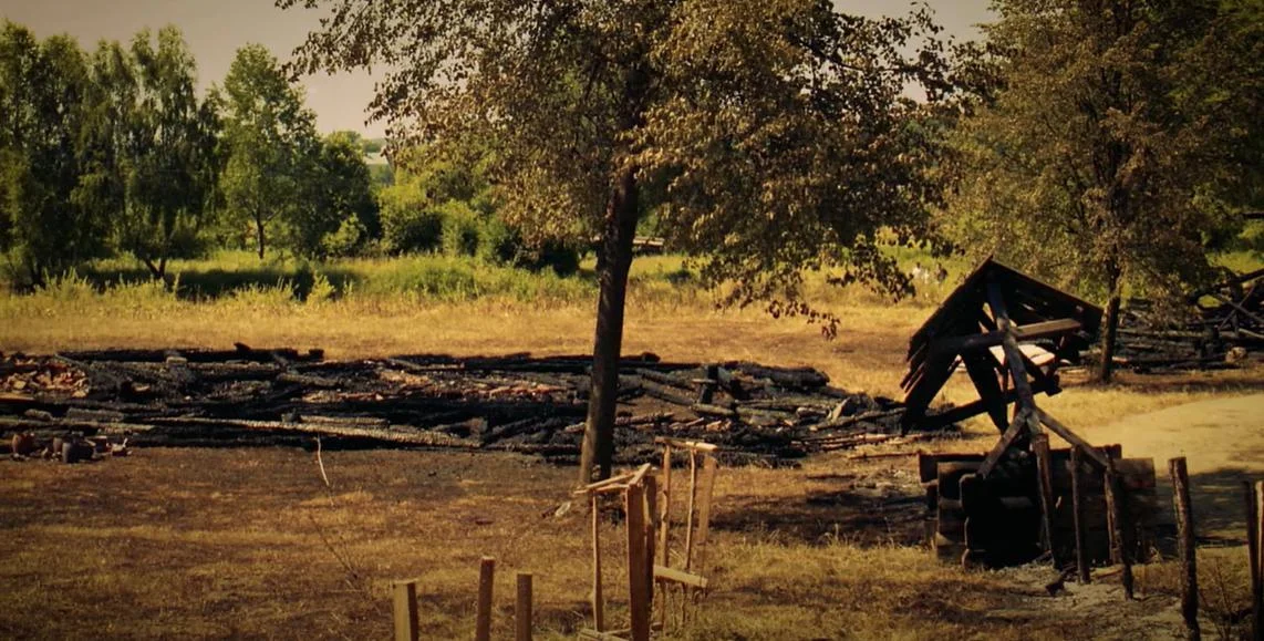 Pożar Skansenu w Sanoku rok 1994