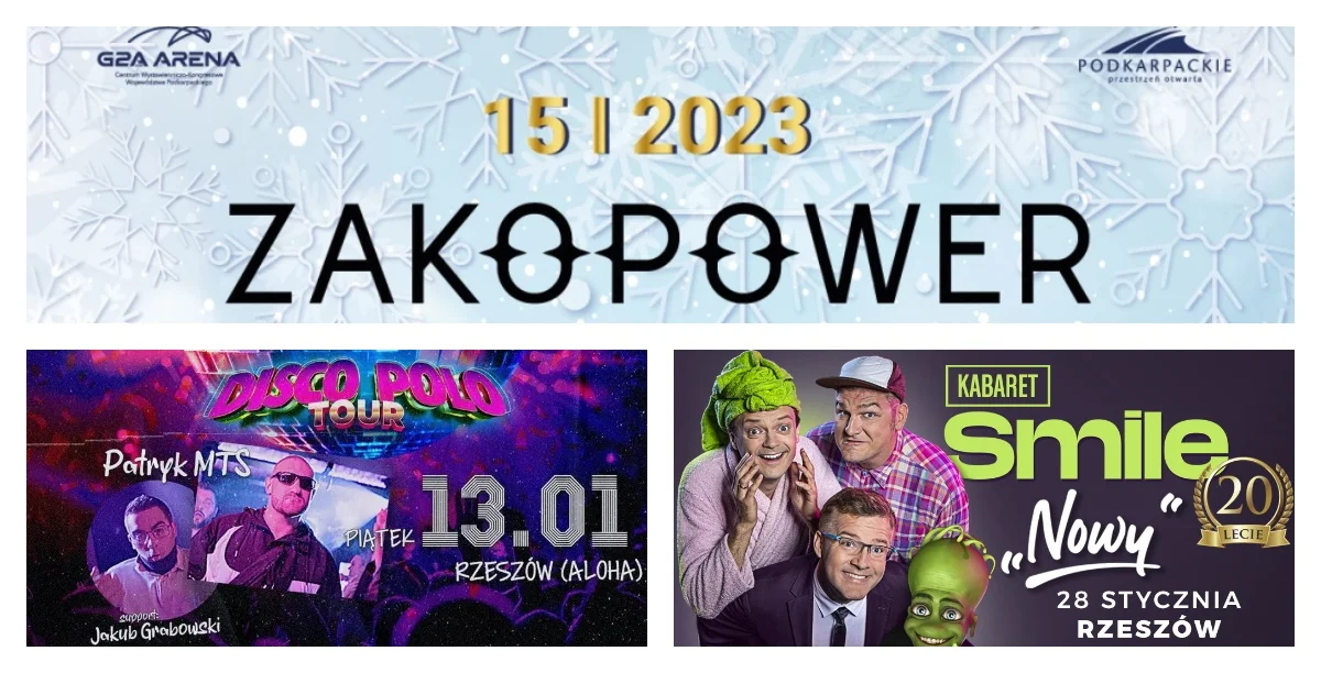 Rz24: Imprezy, spektakle i koncerty w styczniu 2023 w Rzeszowie