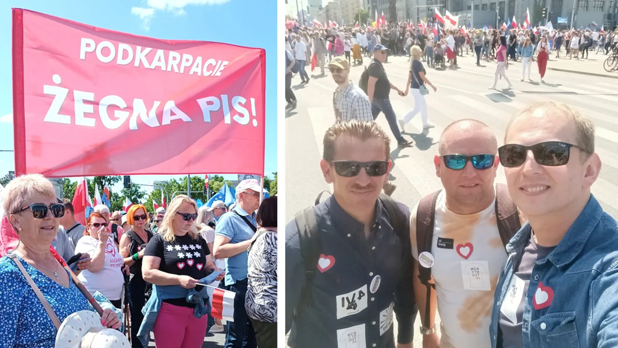 Kolbuszowianie na marszu 4 czerwca w Warszawie [ZDJĘCIA] - Zdjęcie główne