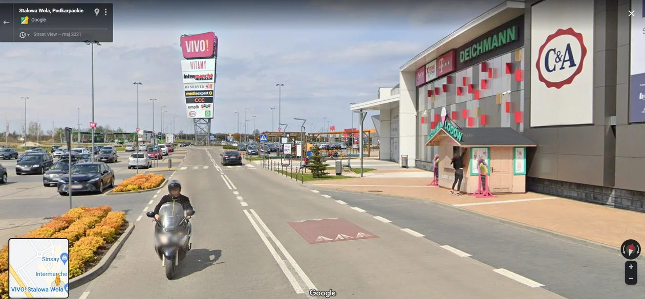 Google Street View 2021 - zdjęcia ze Stalowej Woli, Tarnobrzega i Grębowa