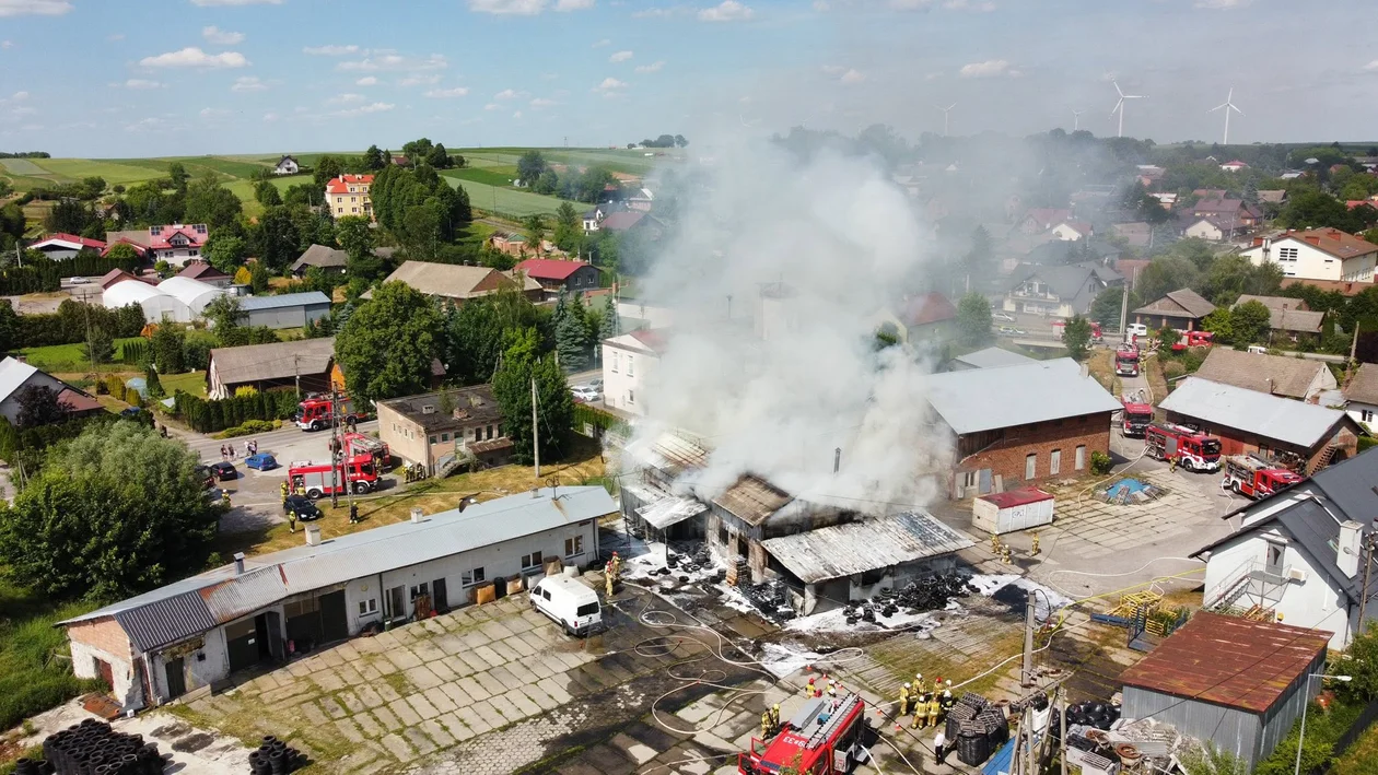 Pożar w regionie