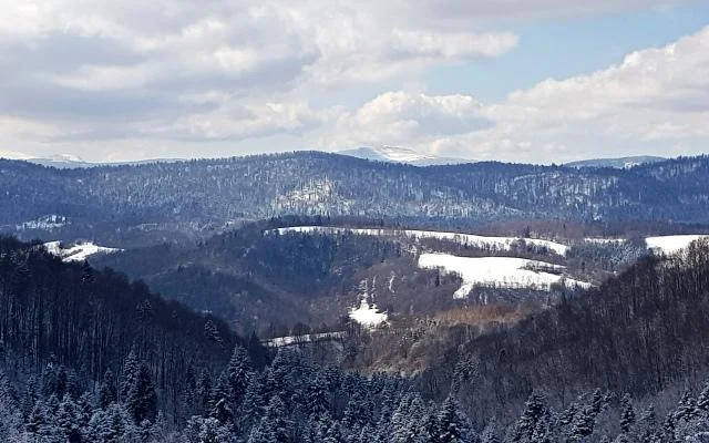 Widok z Ostrego na Otryt