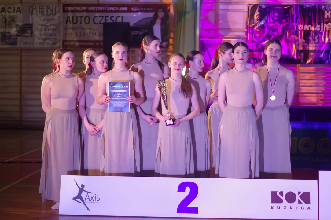 Studio Tańca i Ruchu FRAM z Tarnobrzega z Grand Prix Ogólnopolskiego Turnieju Formacji Tanecznych Suchedniów 2023. To nie było jedno wyróżnienie