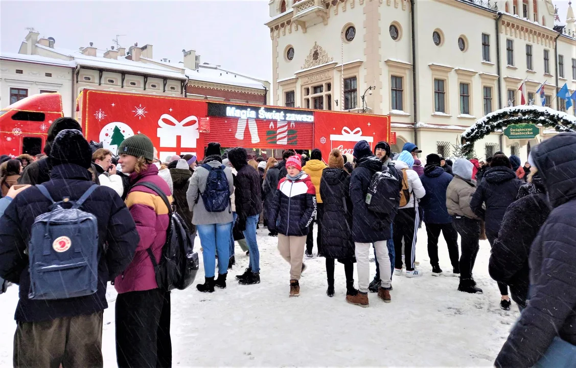 Świąteczna ciężarówka Coca-Coli odwiedziła Rzeszów