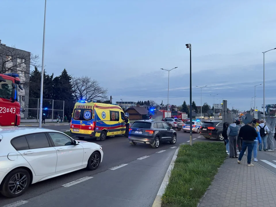 Wypadek na Podkarpackiej  w Rzeszowie