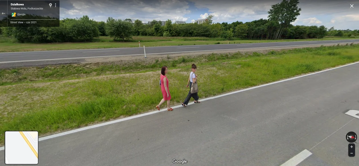 Google Street View 2021 - zdjęcia ze Stalowej Woli, Tarnobrzega i Grębowa