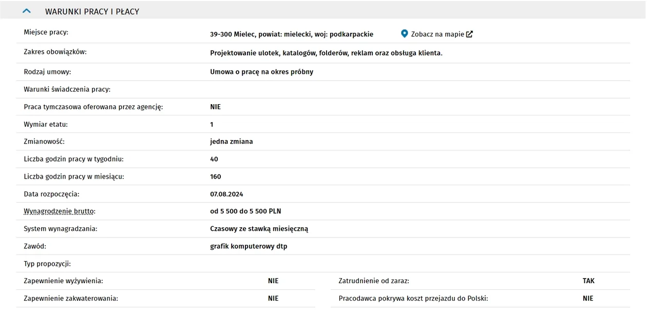 Oferta pracy: GRAFIK KOMPUTEROWY