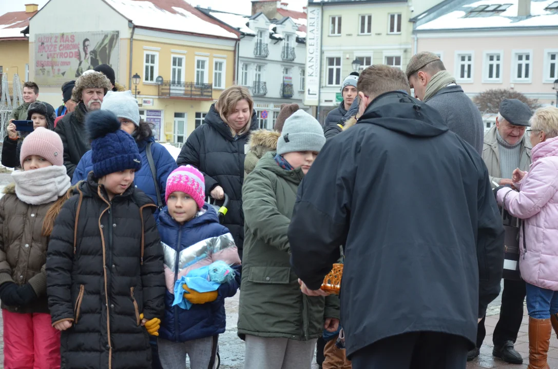 Wigilijne spotkanie na sanockim Rynku