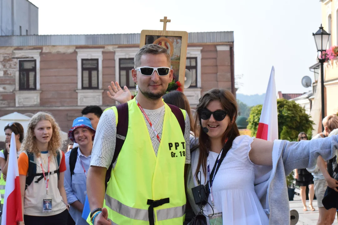 Wyjście Pielgrzymki Tarnowskiej z Tarnowa