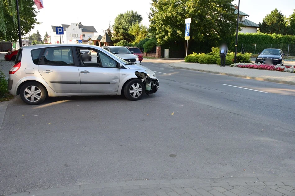 Stłuczka na ulicy Jana Pawła II w Kolbuszowej