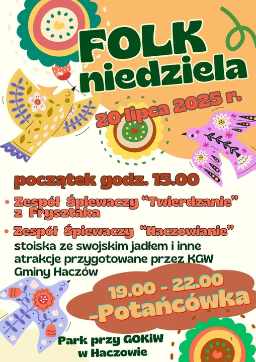 Imprezy na weekend 19-20 lipca