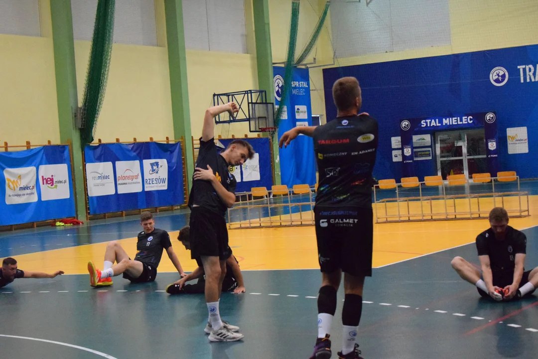 Handball Stal Mielec na treningu