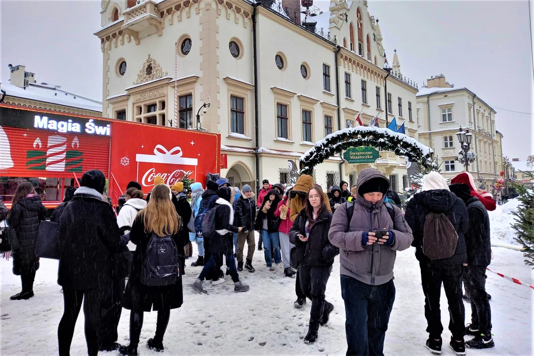 Świąteczna ciężarówka Coca-Coli odwiedziła Rzeszów