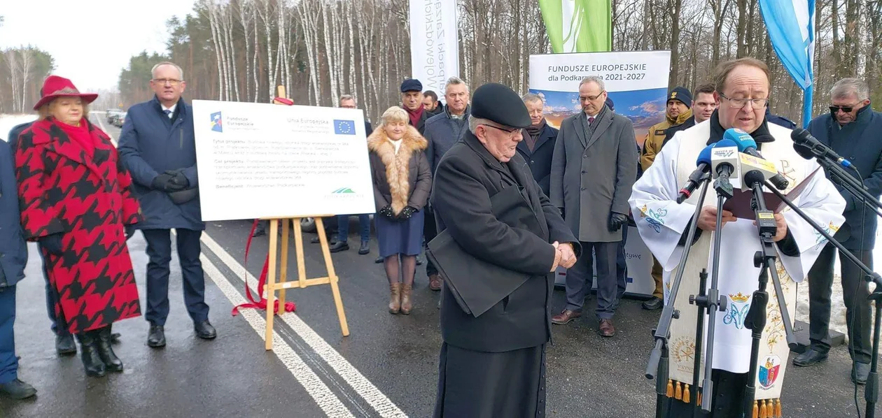 Uroczyste poświęcenie i oddanie do użytku nowego odcinka drogi wojewódzkiej nr 984