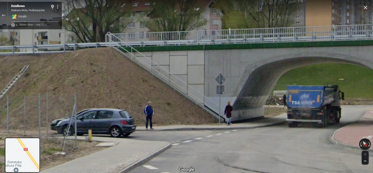 Google Street View 2021 - zdjęcia ze Stalowej Woli, Tarnobrzega i Grębowa