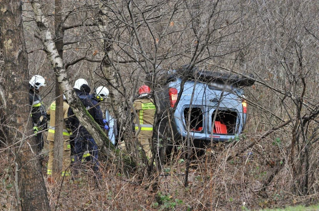 Wypadek na drodze krajowej nr 9 między Zarębkami a Cmolasem [ZDJECIA - MAPA] - Zdjęcie główne