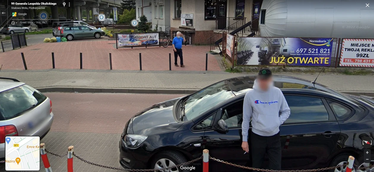 Google Street View 2021 - zdjęcia ze Stalowej Woli, Tarnobrzega i Grębowa