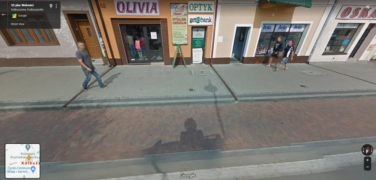 Mieszkańcy Podkarpacia na zdjęciach Google Street View