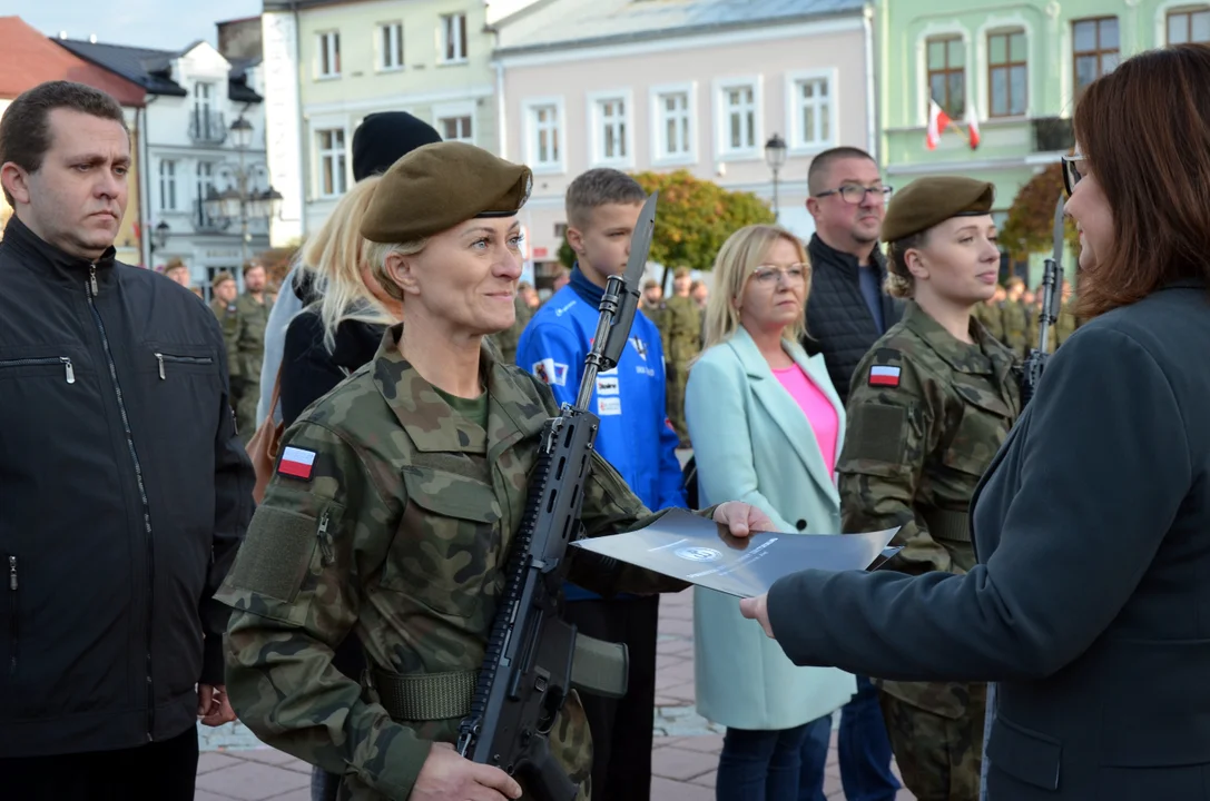 Uroczysta przysięga terytorialsów z Podkarpacia