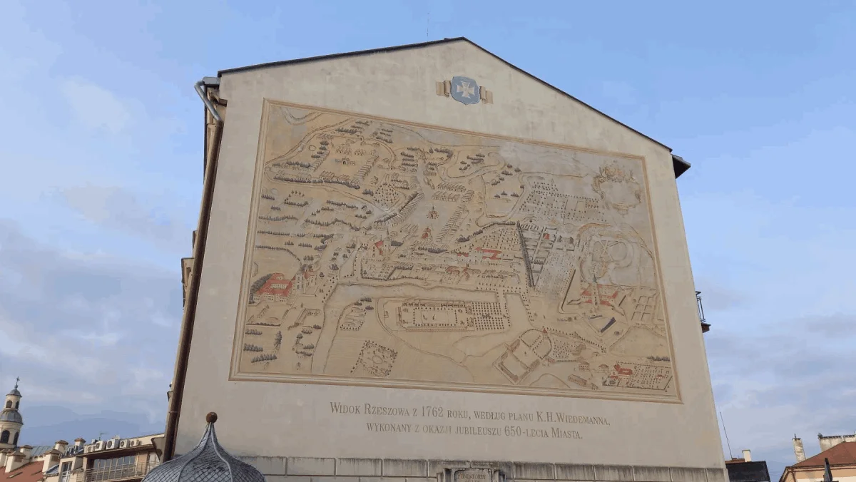 Mural Mapa Rzeszowa