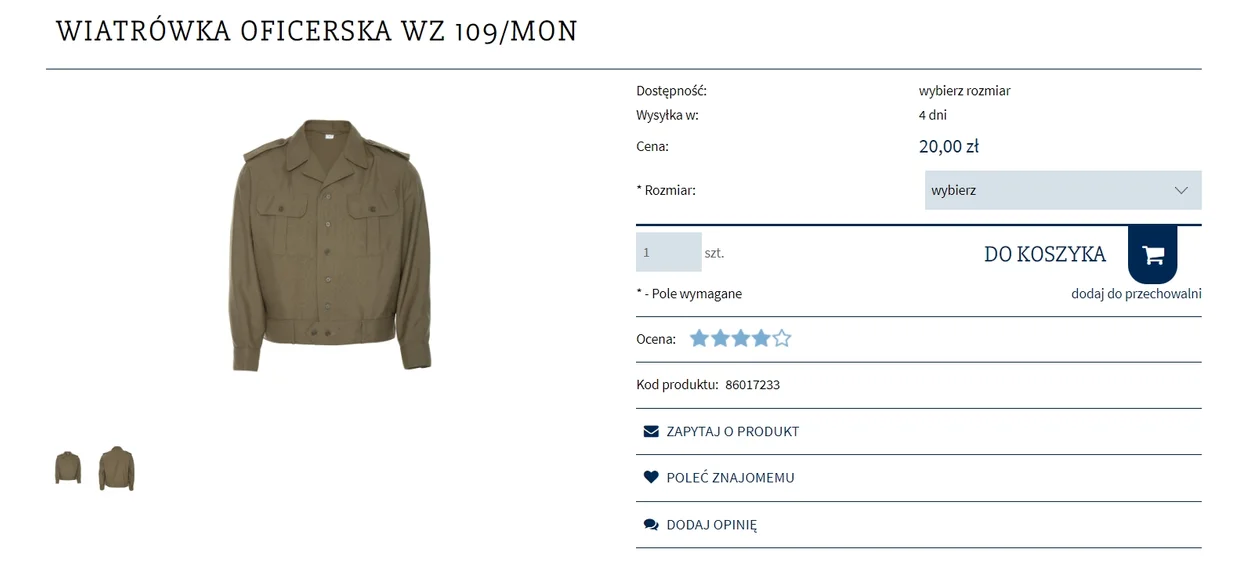 Rzeczy wprost z wojskowych magazynów i to po promocyjnych cenach. Co możesz kupić od armii?