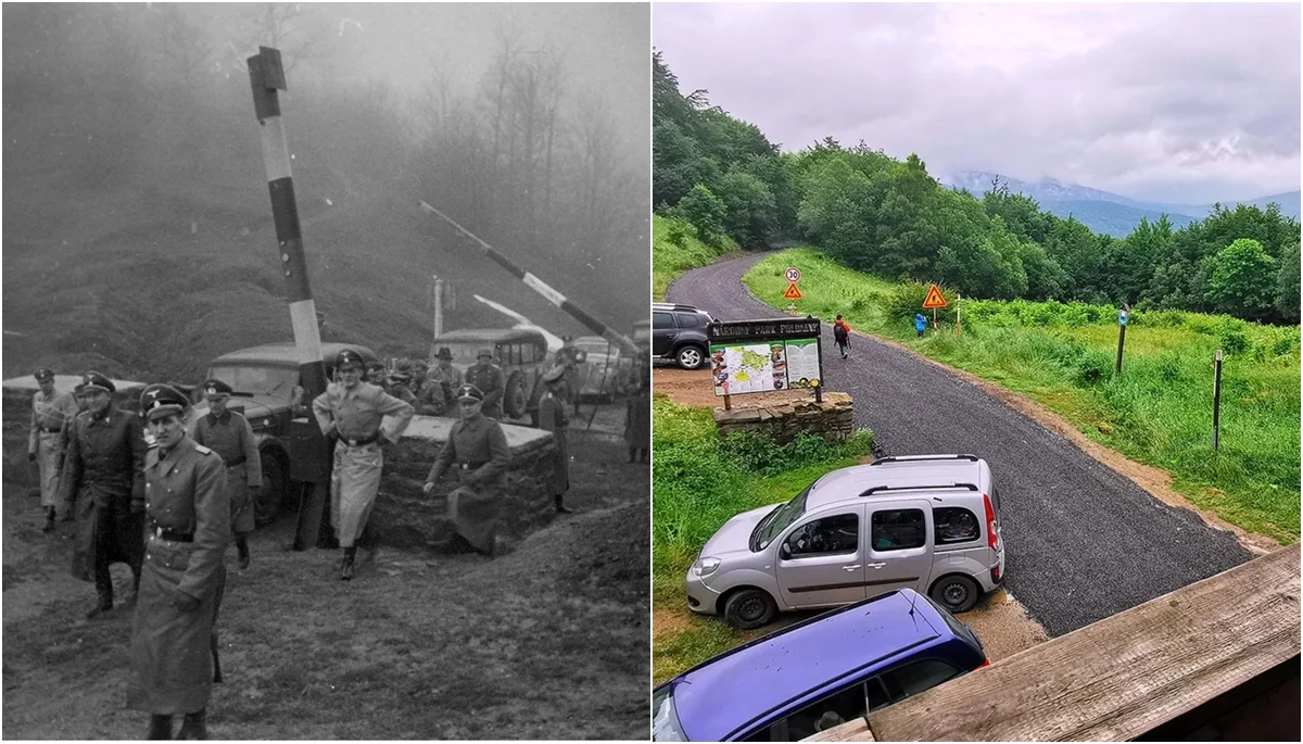 Przełęcz nad Roztokami Górnymi. Ponad 15 lat temu, niedaleko Cisnej istniało przejście graniczne ze Słowacją. Zobaczcie archiwalne fotografie [ZDJĘCIA] - Zdjęcie główne