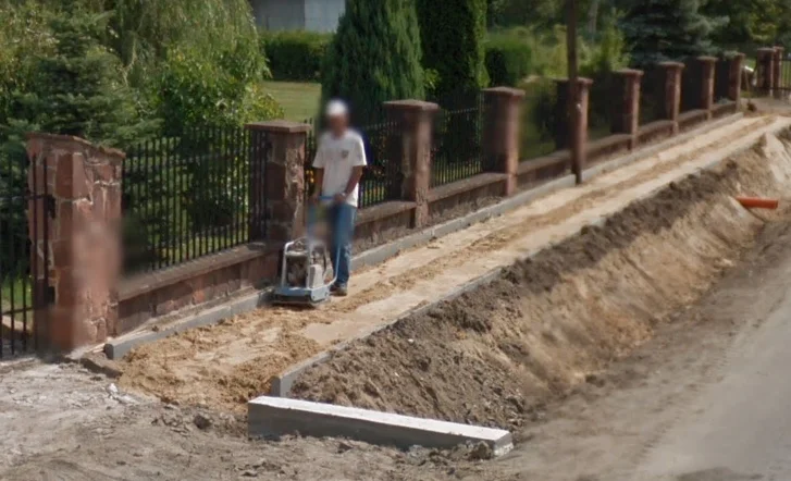 Mieszkańcy Dzikowca na Google Street View