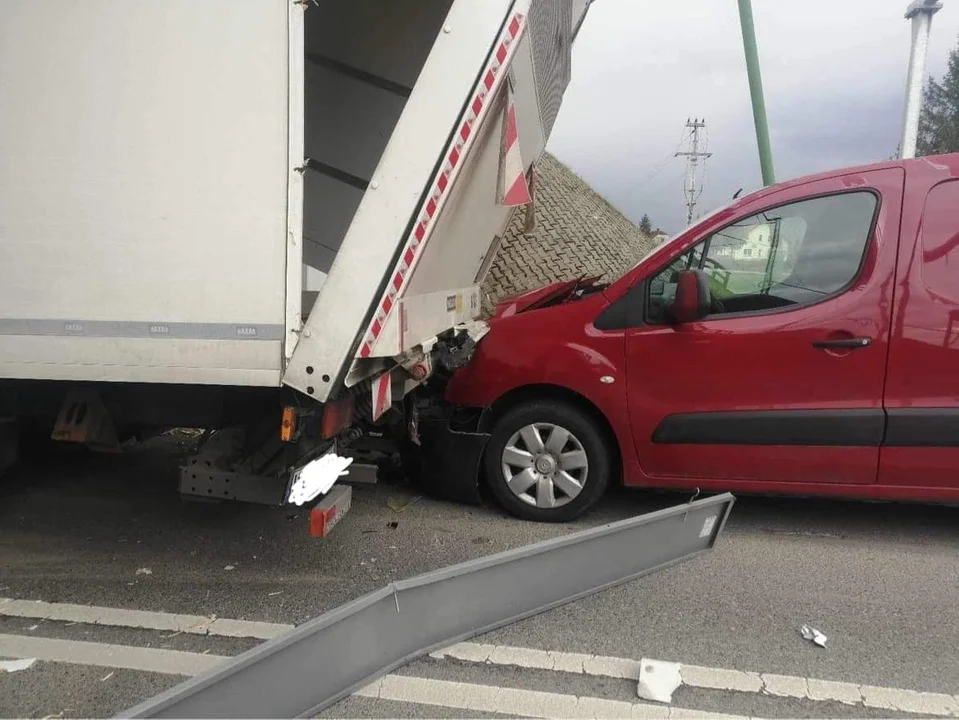 Wypadek w Sędziszowie Młp. na ul. Kolbuszowskiej