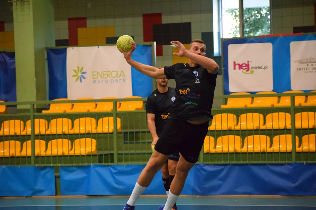 Handball Stal Mielec na treningu