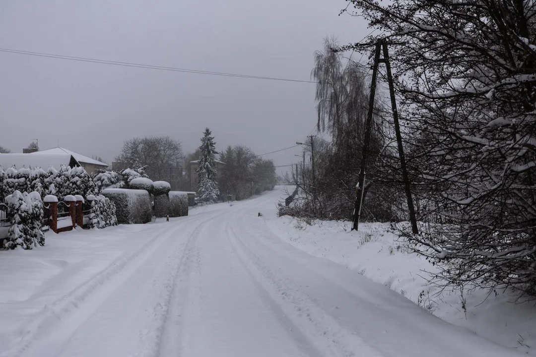 Atak zimy na Podkarpaciu