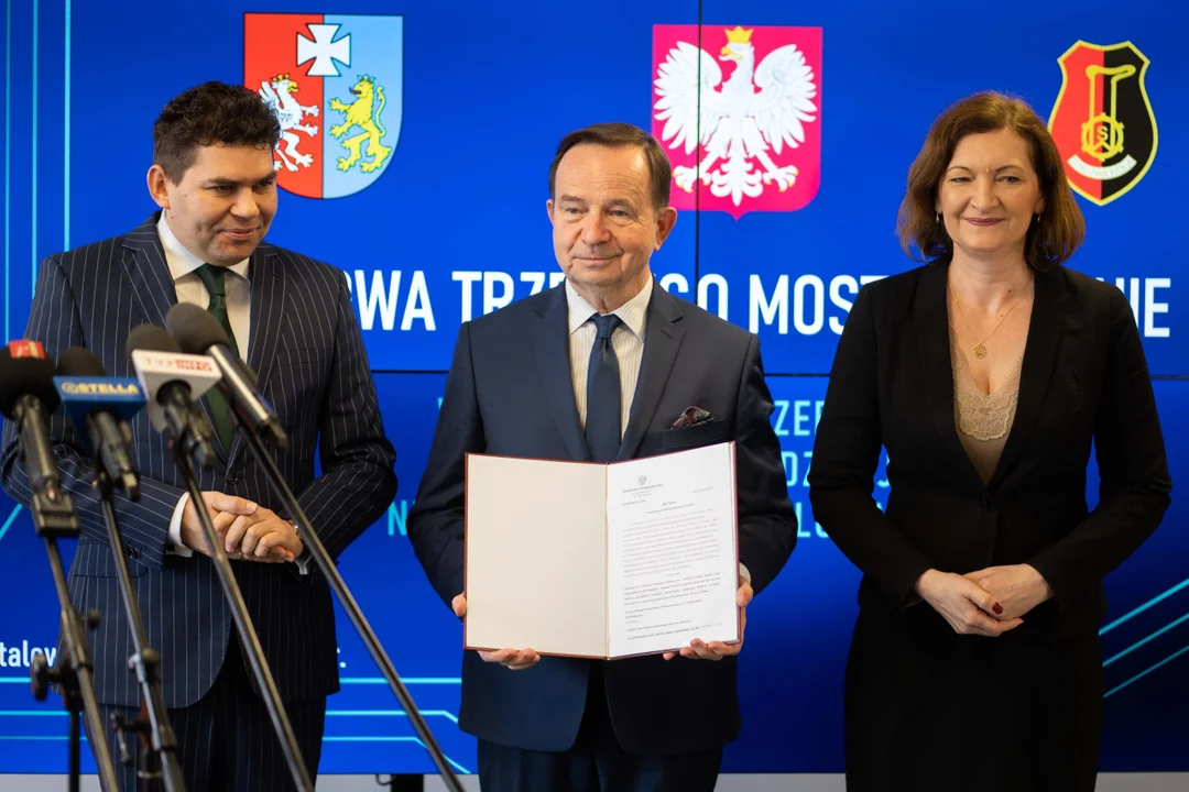 Nowy most na Sanie w Stalowej Woli - wizualizacja