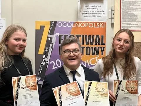 Sukcesy uczennic na  7. Ogólnopolskim Festiwalu Fagotowym Wadowice 2023 [ZDJĘCIA] - Zdjęcie główne