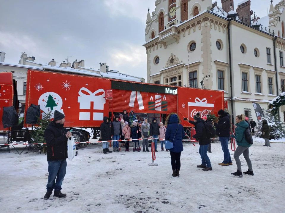 Świąteczna ciężarówka Coca-Coli odwiedziła Rzeszów