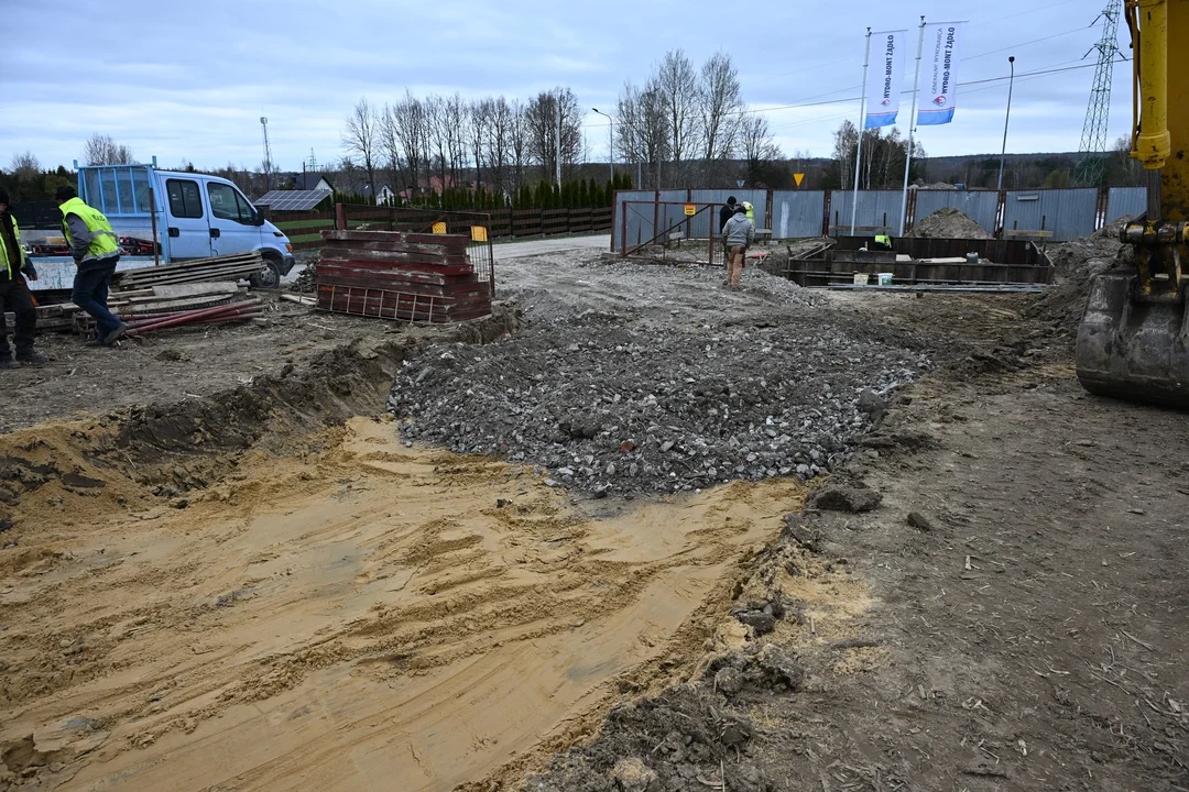 Budowa hydroforni w Kolbuszowej Górnej