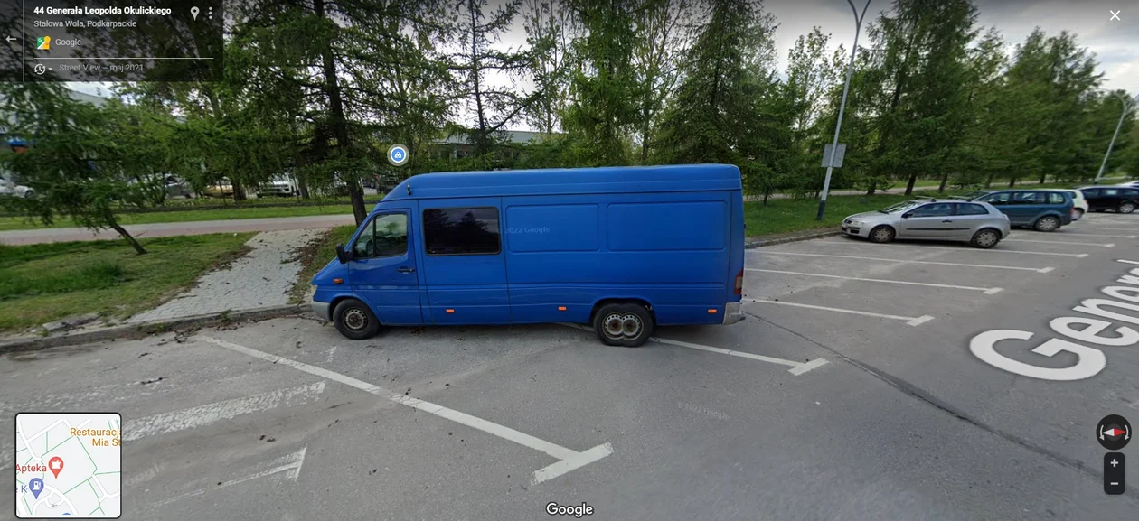 Google Street View 2021 - zdjęcia ze Stalowej Woli, Tarnobrzega i Grębowa