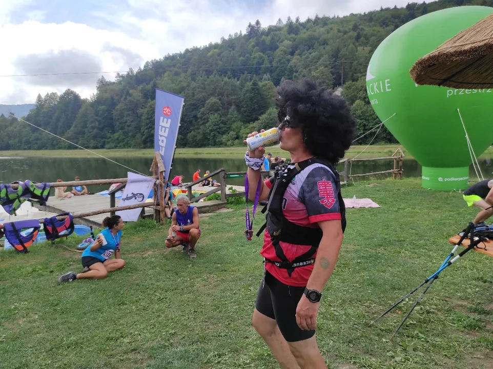 VIII Ultramaraton Magurski - meta biegu na 23 km