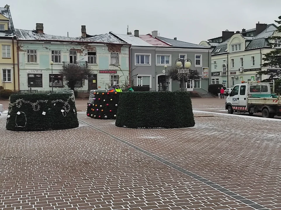 Ozdoby świąteczne w Tarnobrzegu
