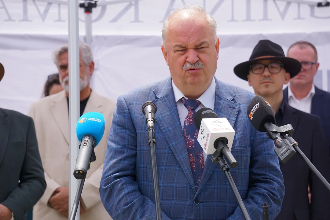 Konferencja prasowa w Radoszycach