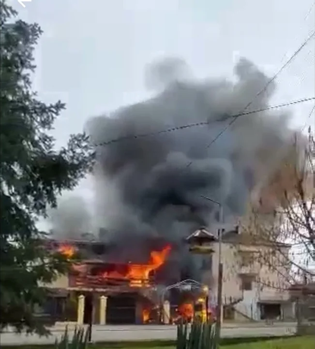 Tragedia w Tyczynie. Spłonął dom jednorodzinny [ZDJĘCIA]