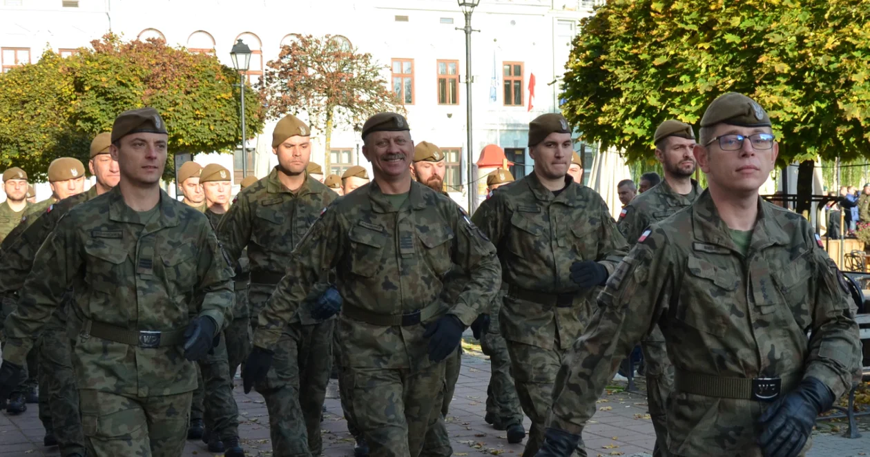 Uroczysta przysięga terytorialsów z Podkarpacia