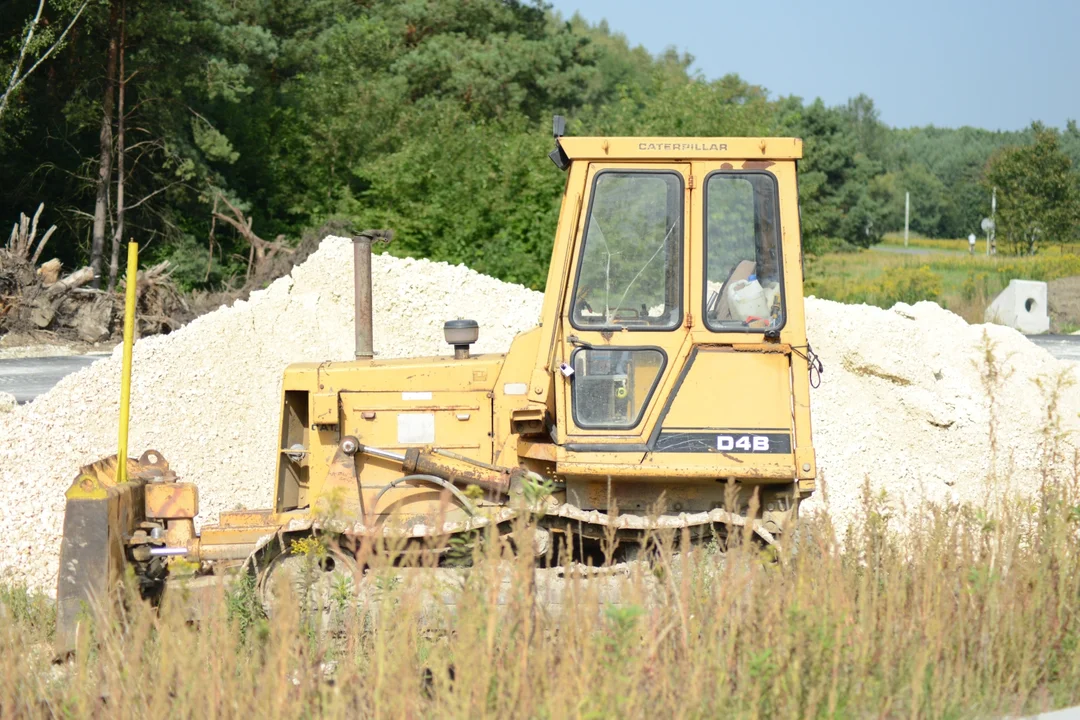 Obwodnica Tarnobrzeg - postęp prac od Lasu Zwierzynieckiego do osiedla Zakrzów