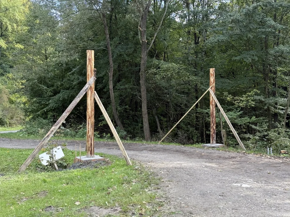 Prace na Górze Sobień