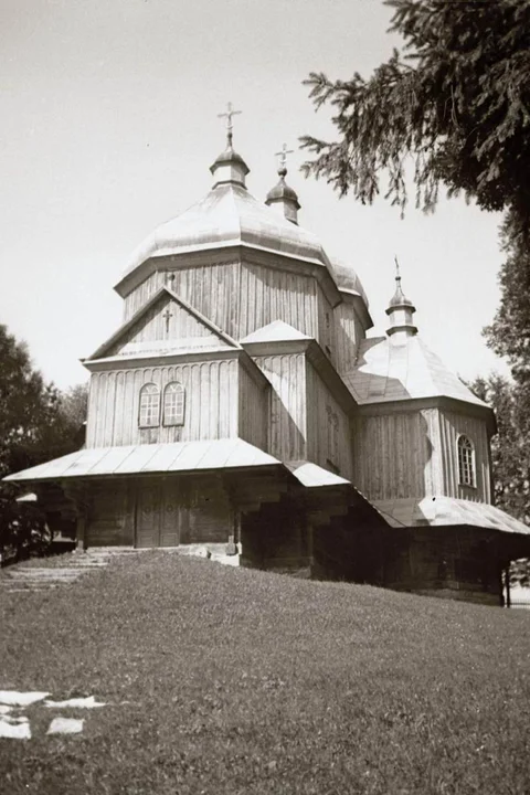 Cerkiew z boku 1938 r.