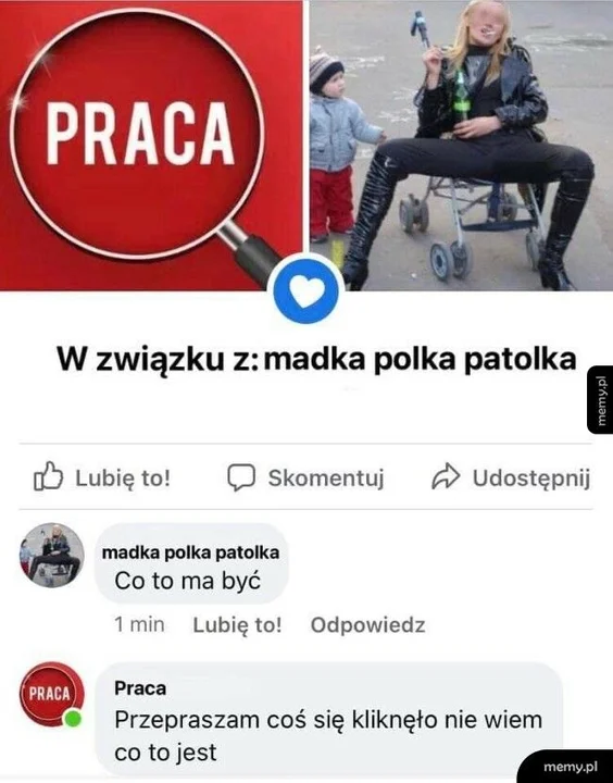 Memy "Przepraszam, coś się kliknęło"