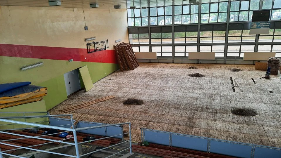 Remont sal gimnastycznych w Zespole Szkół nr 3 w Sanoku - Zdjęcie główne