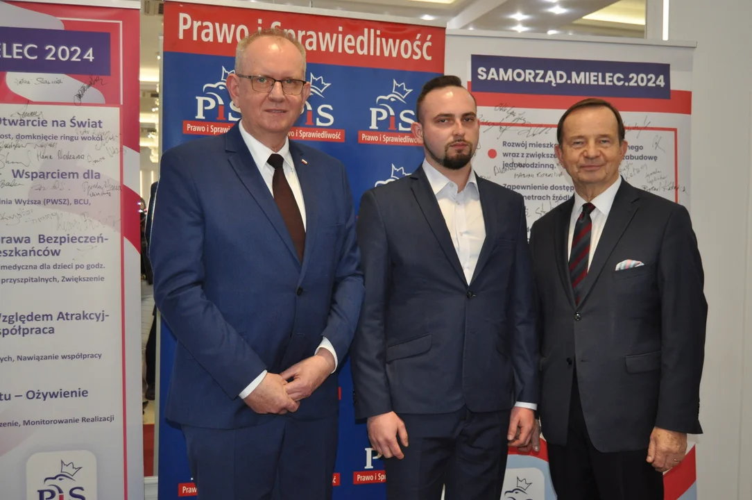 Spotkanie kandydatów Prawa i Sprawiedliwości  w Mielcu