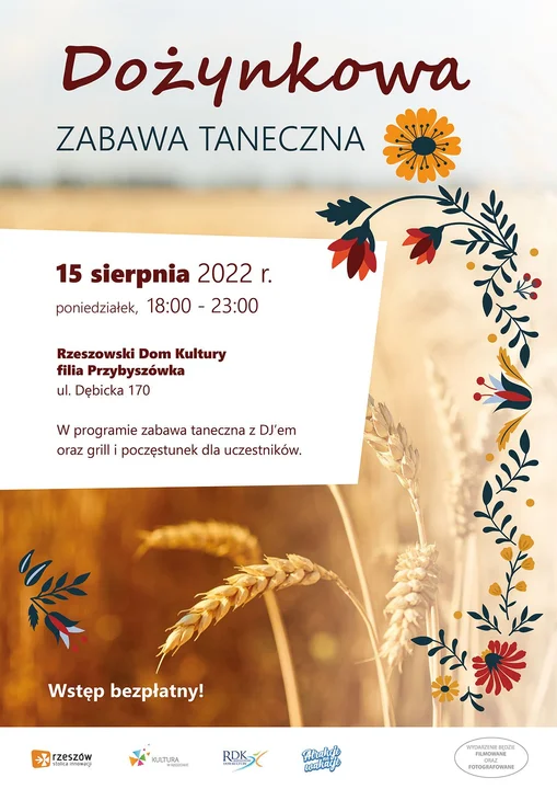 Imprezy w Rzeszowie i okolicach (12.08-14.08)